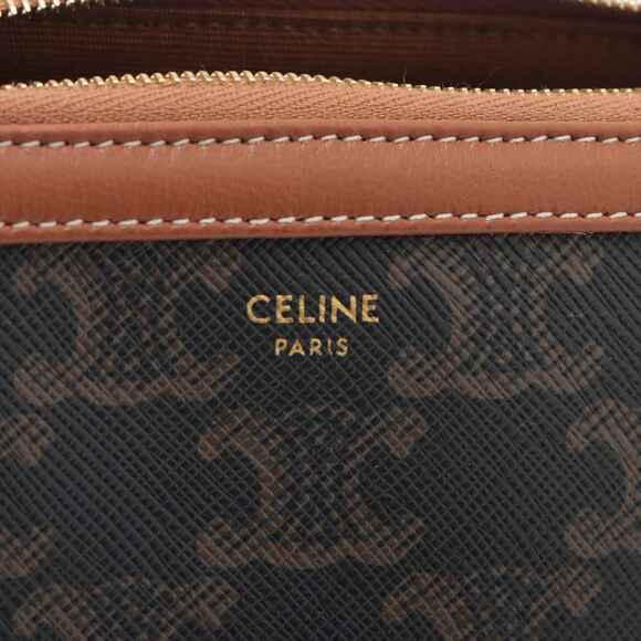 Celine Triomphe Pvc & Leather Chain #164876C88B - Picture 7 of 10